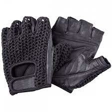 Crochet Gloves BLK LG/XL