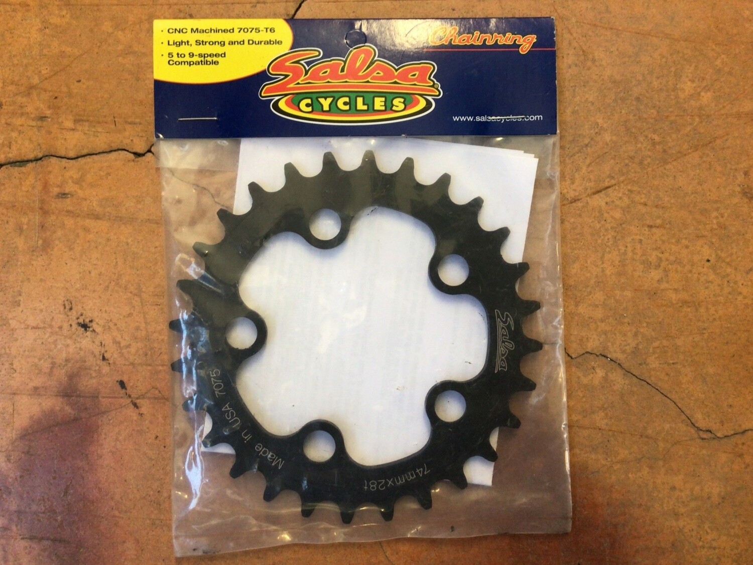 Salsa 28t 74mm 5 bolt inner chainring