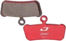 Jagwire Mountain Sport Semi-Metallic Disc Brake Pads for SRAM Guide RSC, RS, R, Avid Trail
