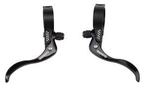 Cane Creek Cross Top Brake Lever Set, 24mm Clamp Diameter, Black