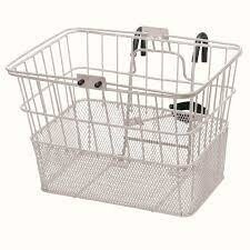 Retrospec Apollo Bike Basket, steel- Eggshell