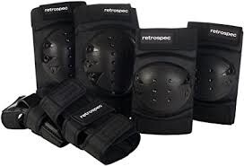 Retrospec Pad Set- Child 3-9, Black