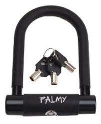 Palmy Alloy Mini U-Lock, 3" x 5" - Black