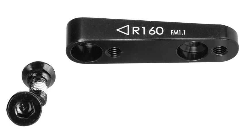 Tektro Disc Brake Adaptor - Rear Flat Mount, Compatible with 160mm Rotor