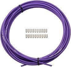 Jagwire 5mm Sport Brake Housing with Slick-Lube Liner, Purple per foot