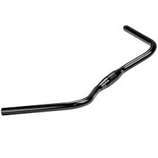 Velo Orange Granola Handlebar - 31.8, 60 degree Sweep, 30mm Rise, 650mm width, Black