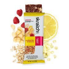 Skratch Anytime Energy Bar, Raspberry &amp; Lemon, 50g Bar, each