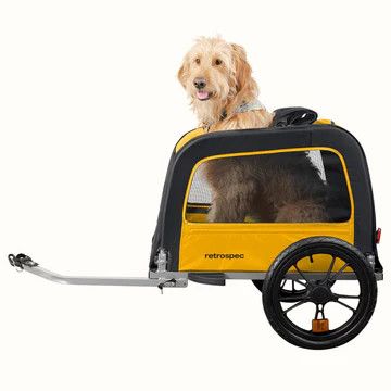 Retrospec Rover Waggin’ Pet Bike Trailer, Sun