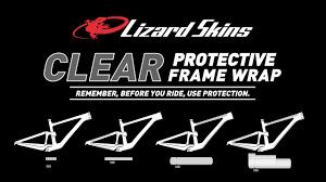 Lizard Skins Clear Protective Frame Wrap - Frame Kit