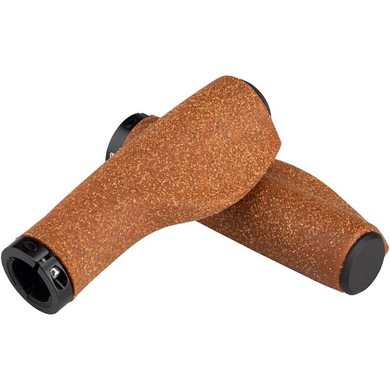 Portland Design Works Cork Chop Grips - Natural, Lock-On