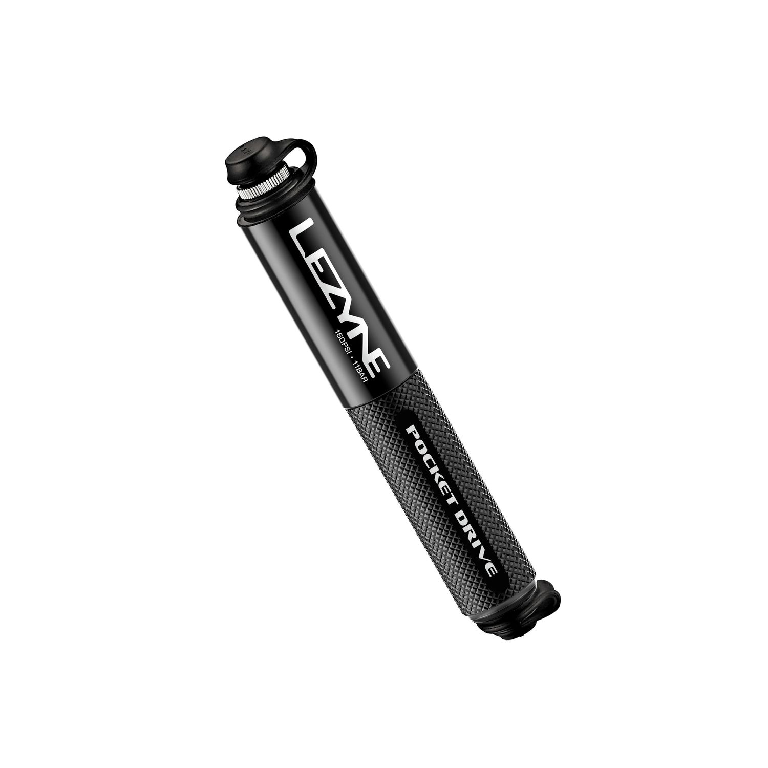 Lezyne Pocket Drive Frame Pump: Black