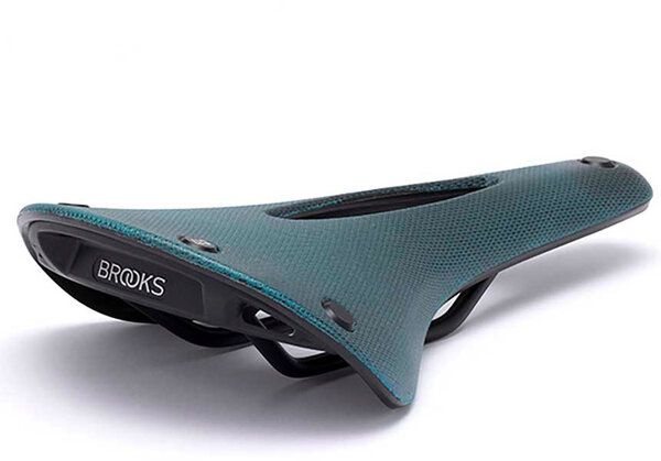 Brooks C17 Carved All Weather Saddle - Steel, Octane, Men's