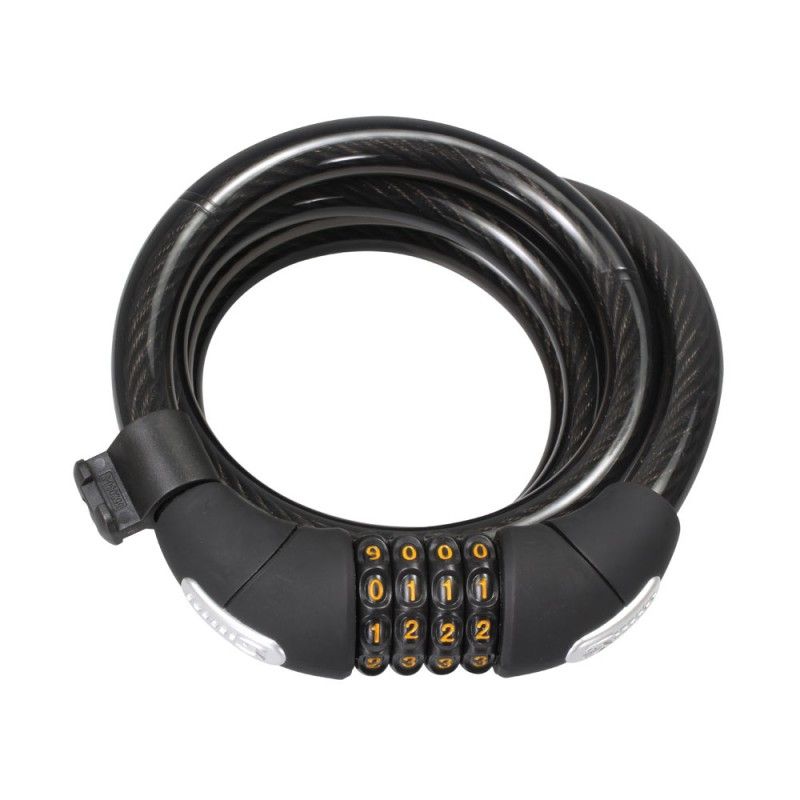 Serfas Lock 6Ft X 15Mm Coiled Combo Lock