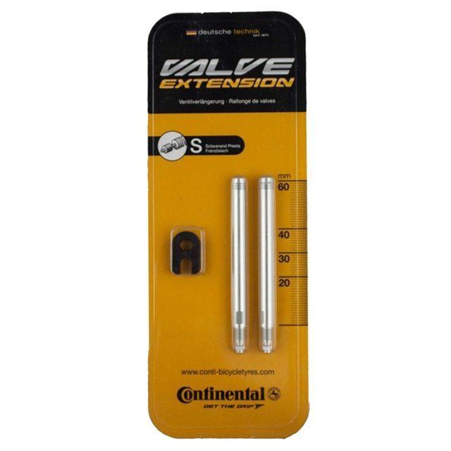 Continental Presta Valve Extenders - 60mm, Pair