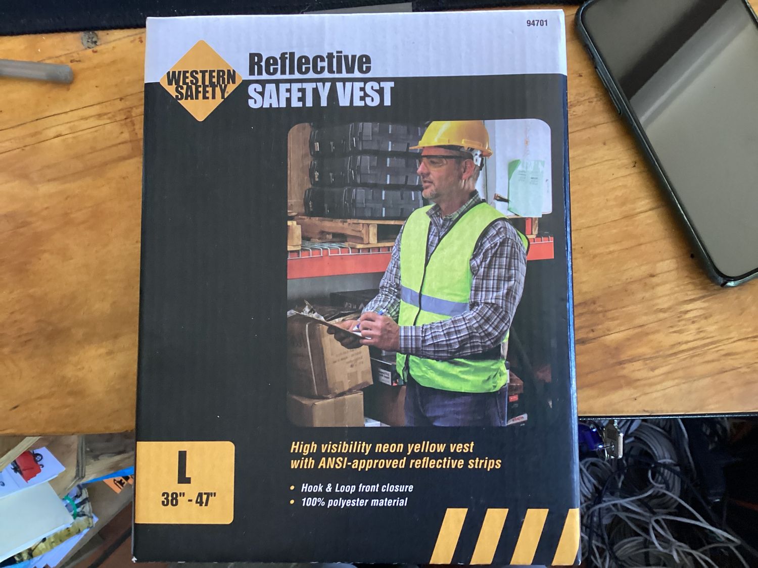Reflective Safety Vest-  Large