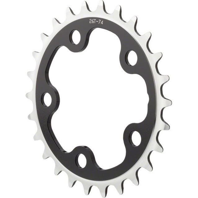 Dimension Multi Speed Chainring - 24T, 74mm BCD, Inner, Black