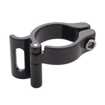 Problem Solvers Braze-on Adaptor Clamp 34.9mm Slotted Black