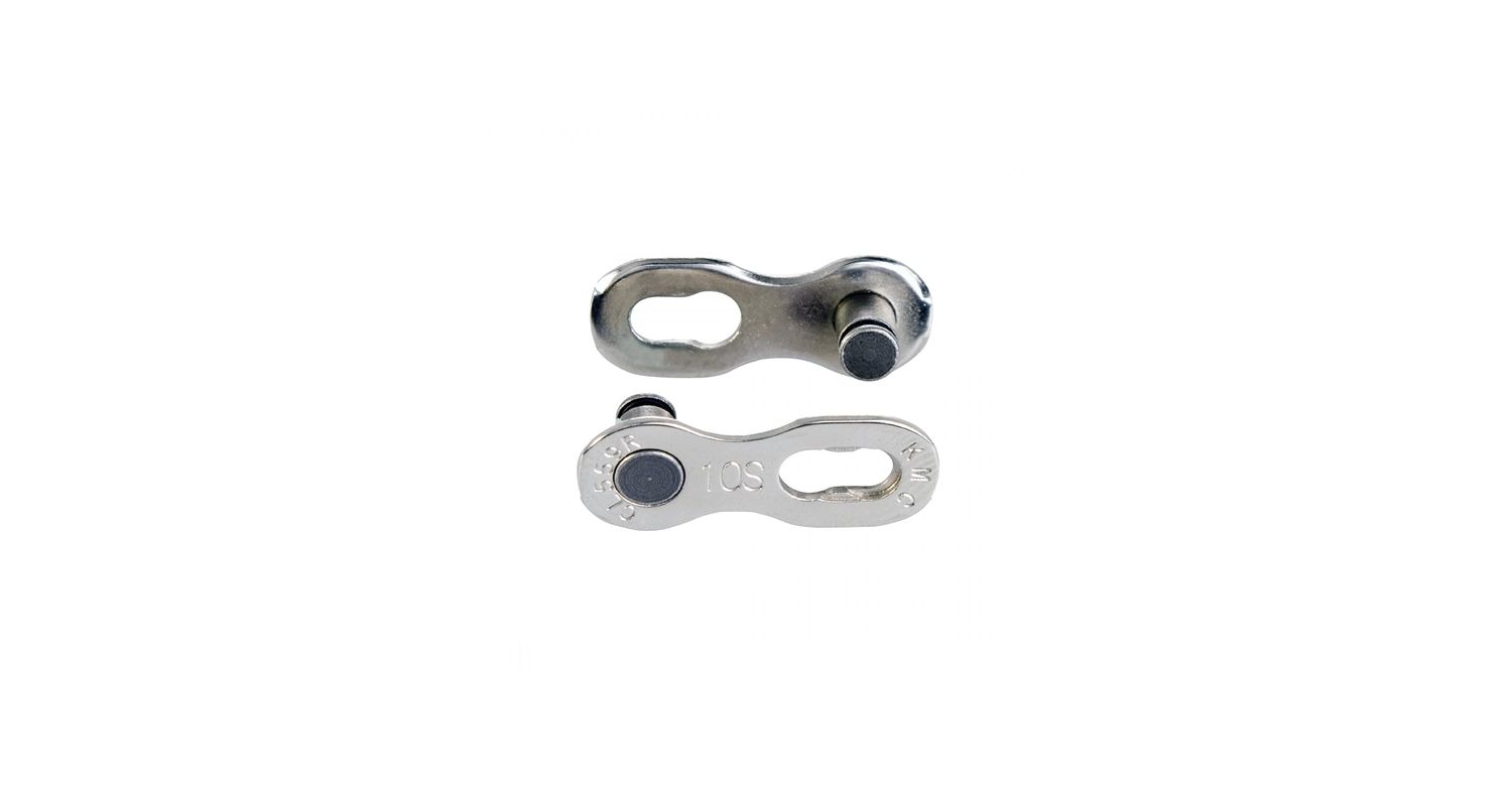 KMC MissingLink CL559R Connector - 10-Speed, Reusable, Silver, each