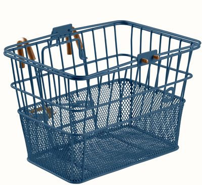 Retrospec Apollo Mesh Bike Basket V2 Navy