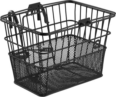 Retrospec Apollo Mesh Bike Basket V2 black
