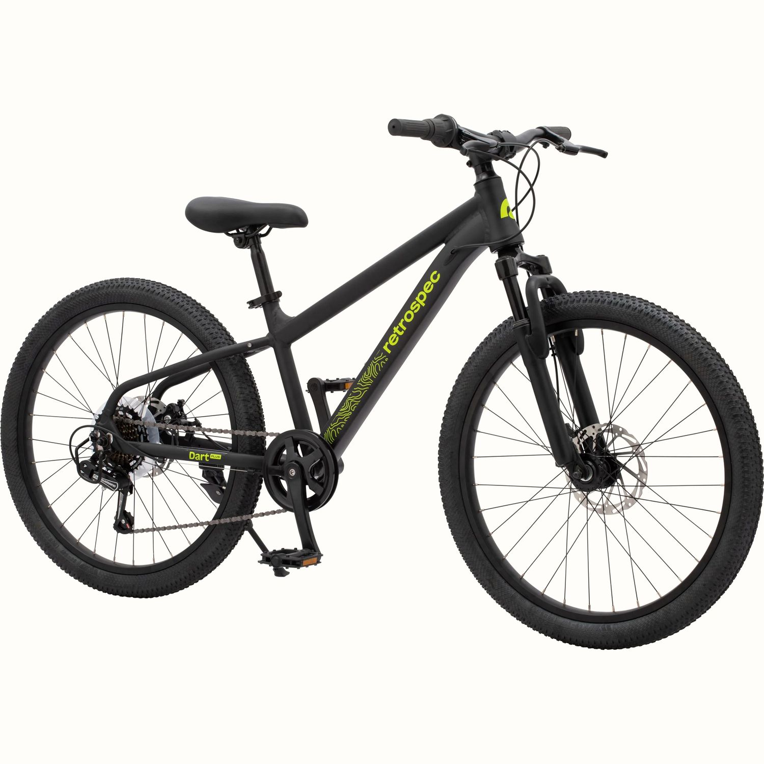 Retrospec Dart Plus 24- Matte Black Mamba