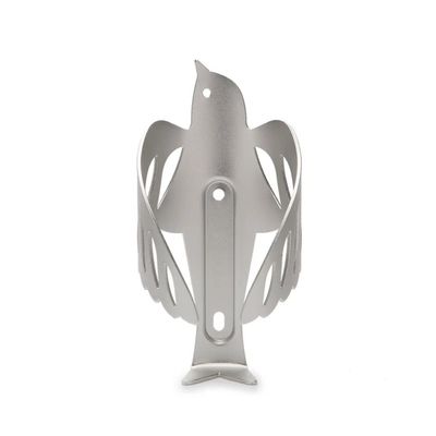 Portland Design Works Sparrow Cage Water Bottle Cage: Silver