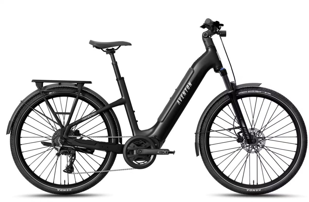 Aventon Level.4 ADV Step Thru, Matte Black- R