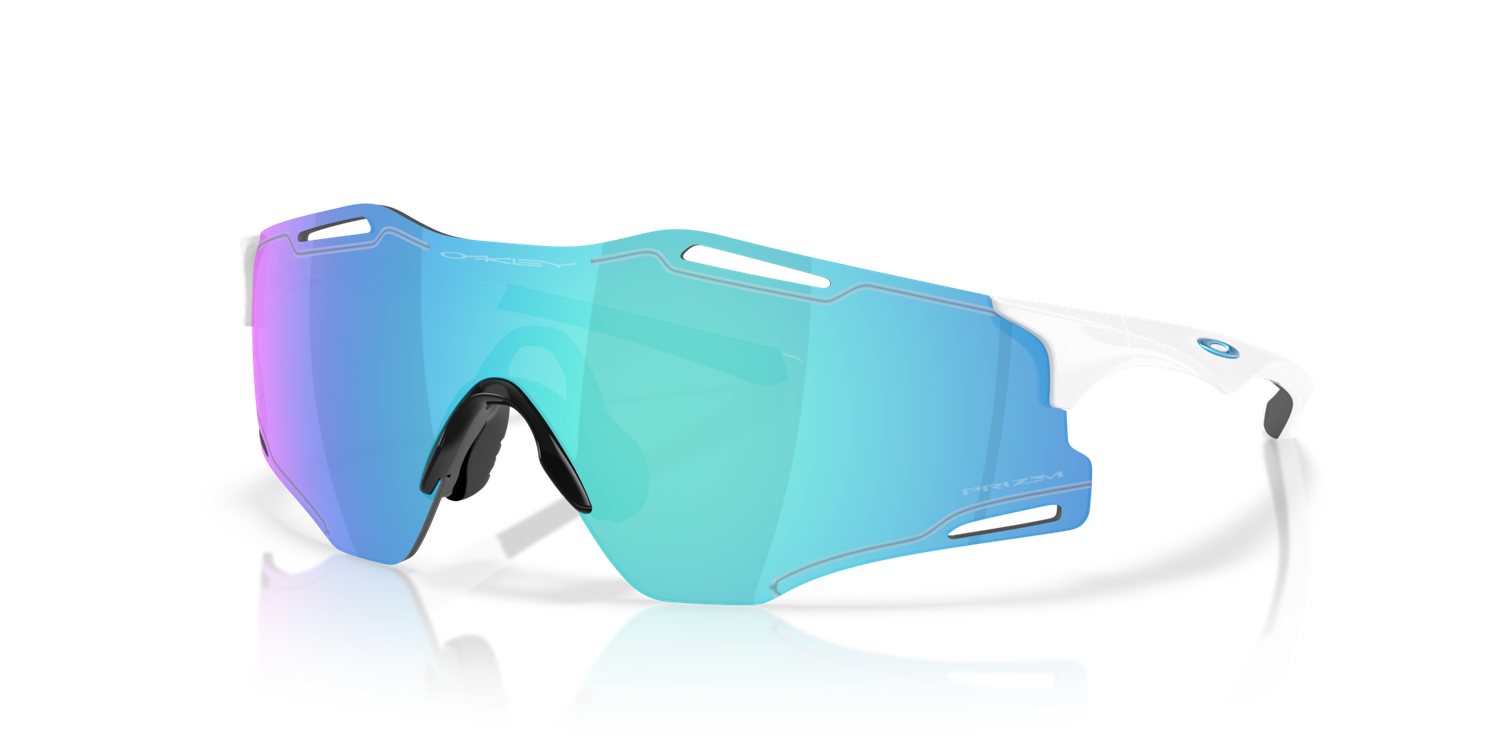 OAKLEY CYBR POL WHITE W/ PRZ SAPH
