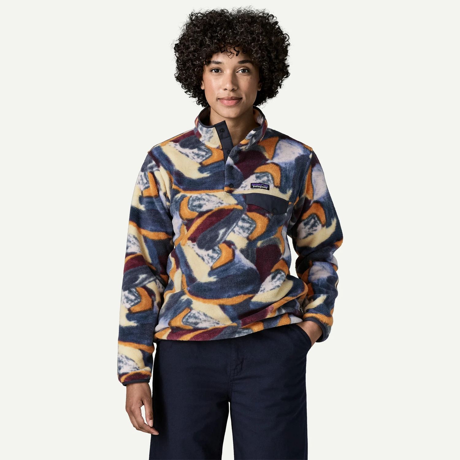 PATAGONIA L LW SYNCH SNAP P/O  '27