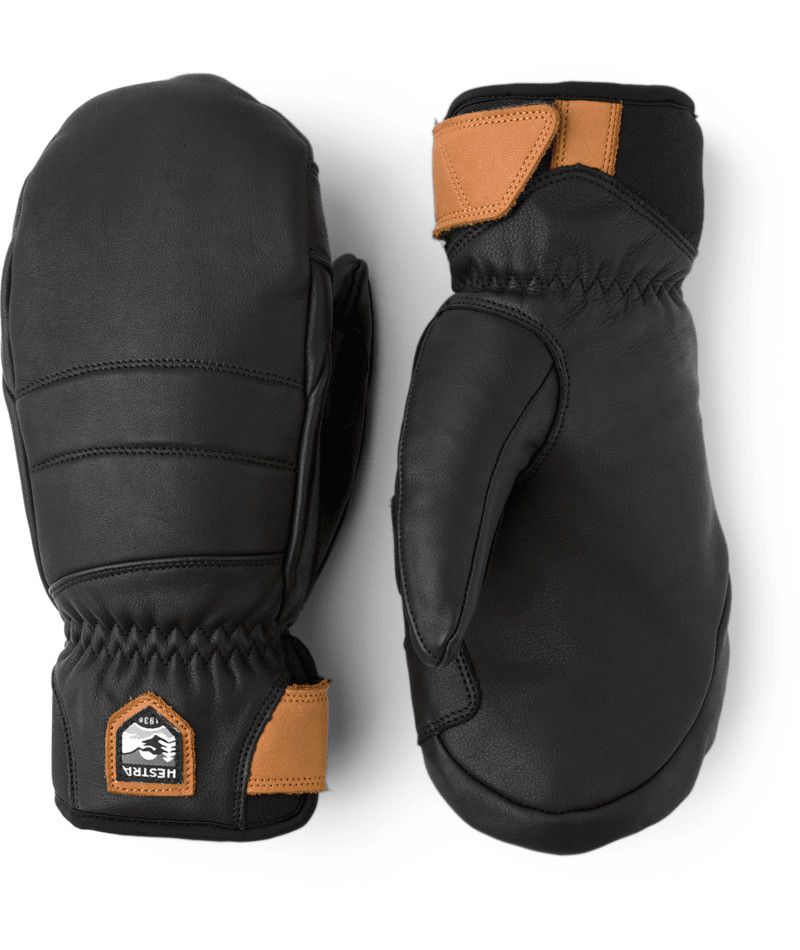 HESTRA L FALL LINE MITT '27, Color: BLACK, Size: 6