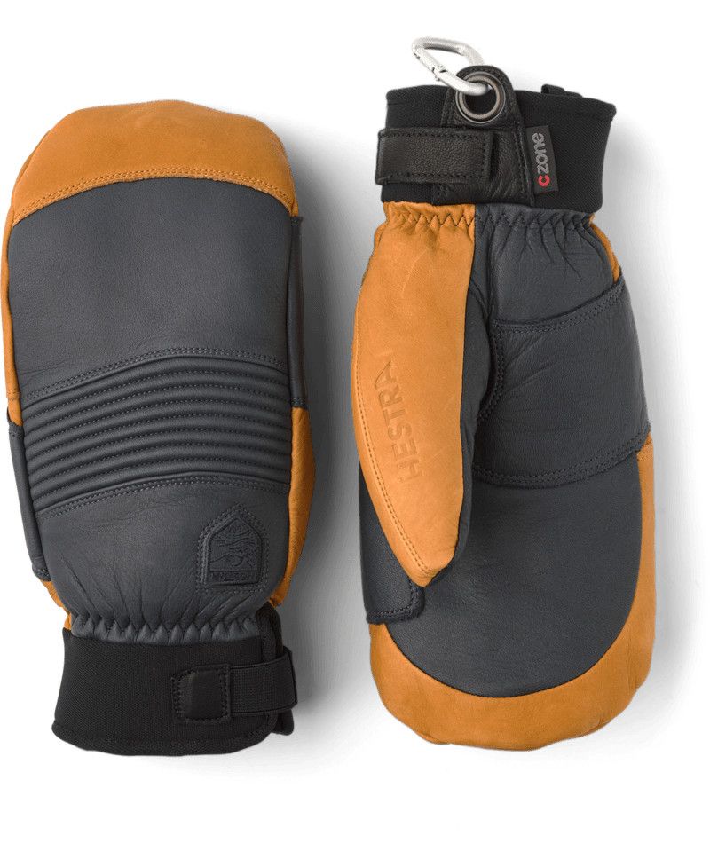 HESTRA M FREERIDE CZ MITT '27, Color: GRY/CRK, Size: 6