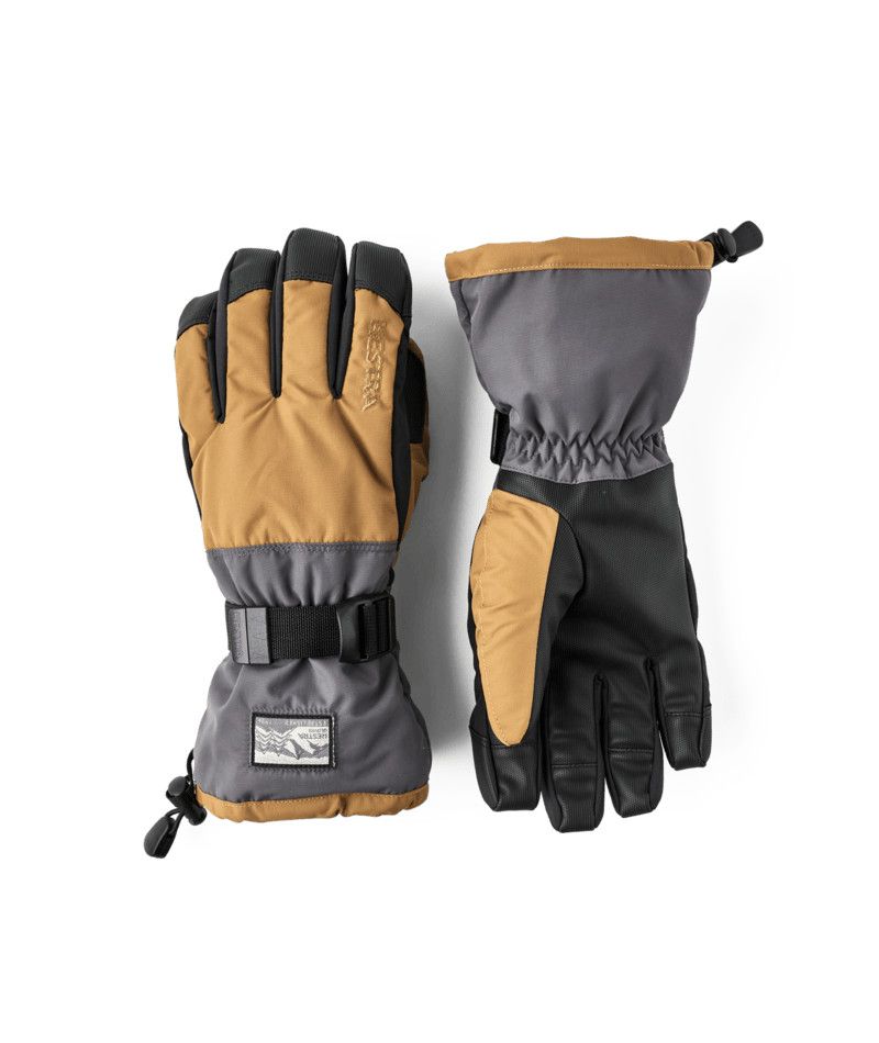 HESTRA M GAUNTLET SR '27, Color: DK SAND/GRAP, Size: 8