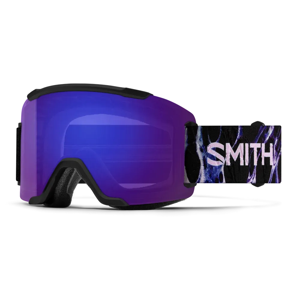 SMITH SQUAD CHROMAPOP '27, Frame Color: BLK FLX, Lens Color: VIO/ ST BLU SN
