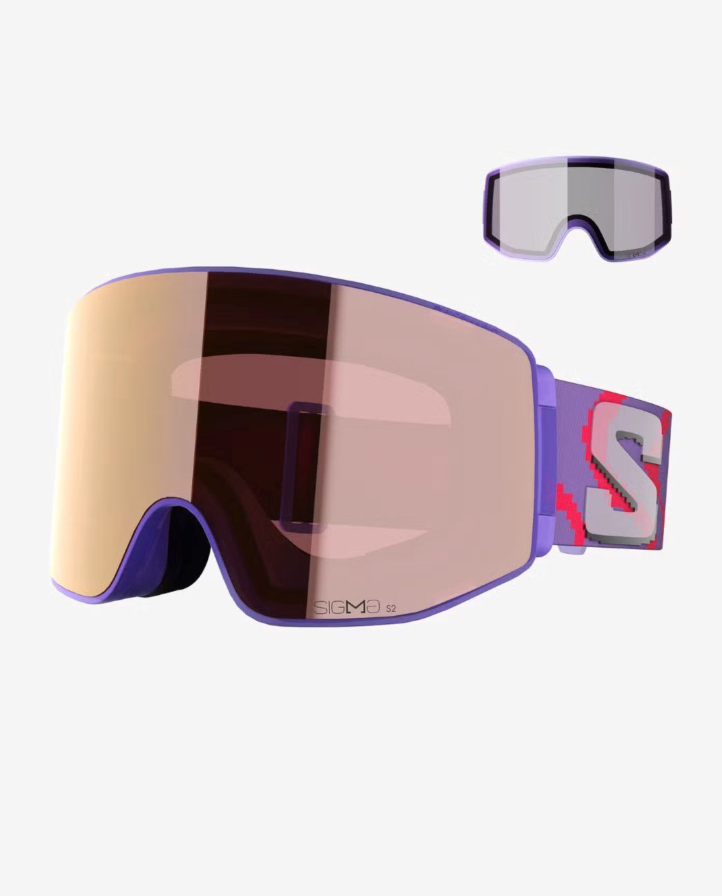 SALOMON SENTRY PRIME SIGMA '27, Frame Color: UL VIO, Lens Color: COP/CLR PNK