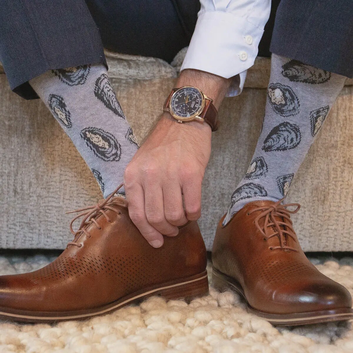 MEN’S OYSTER SOCKS