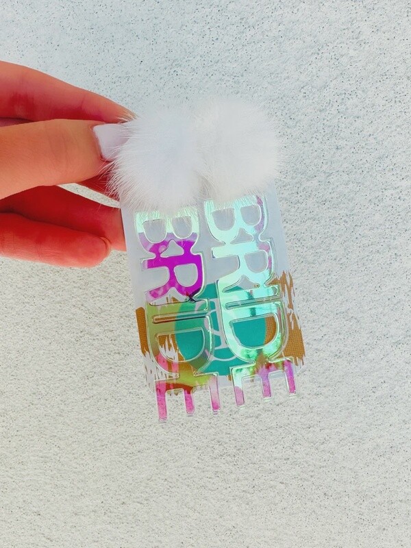 IRIDESCENT BRIDE EARRINGS