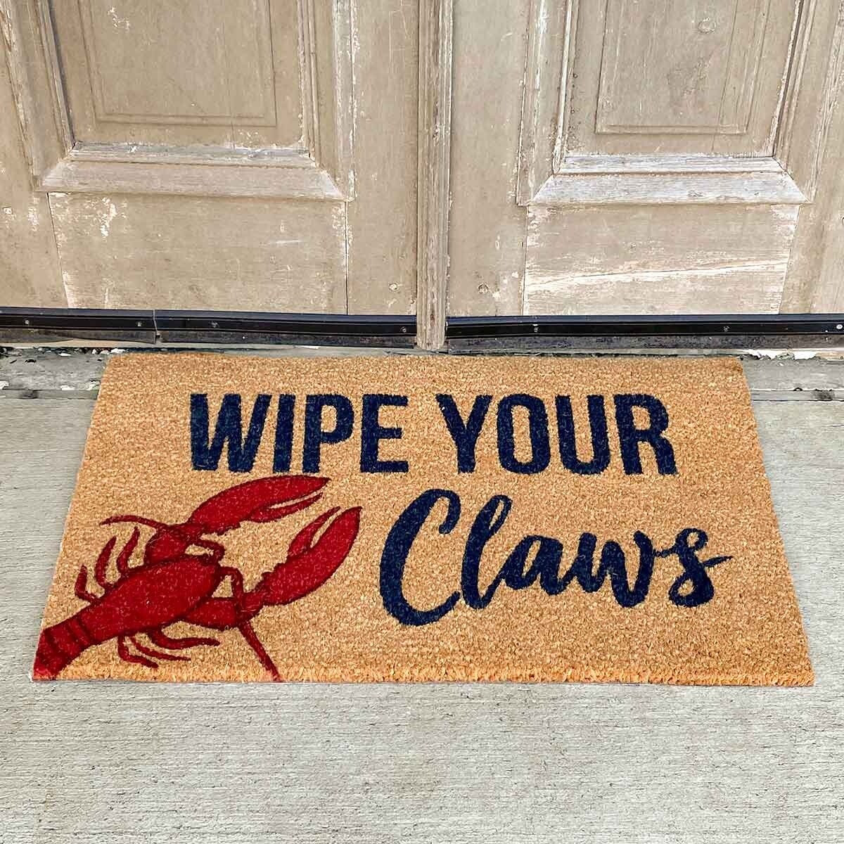 WIPE YOUR CLAWS DOORMAT