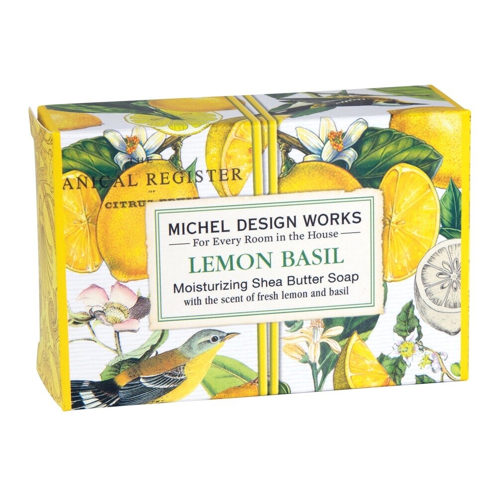 MDW LEMON BASIL 4.5 OZ BOXED SOAP