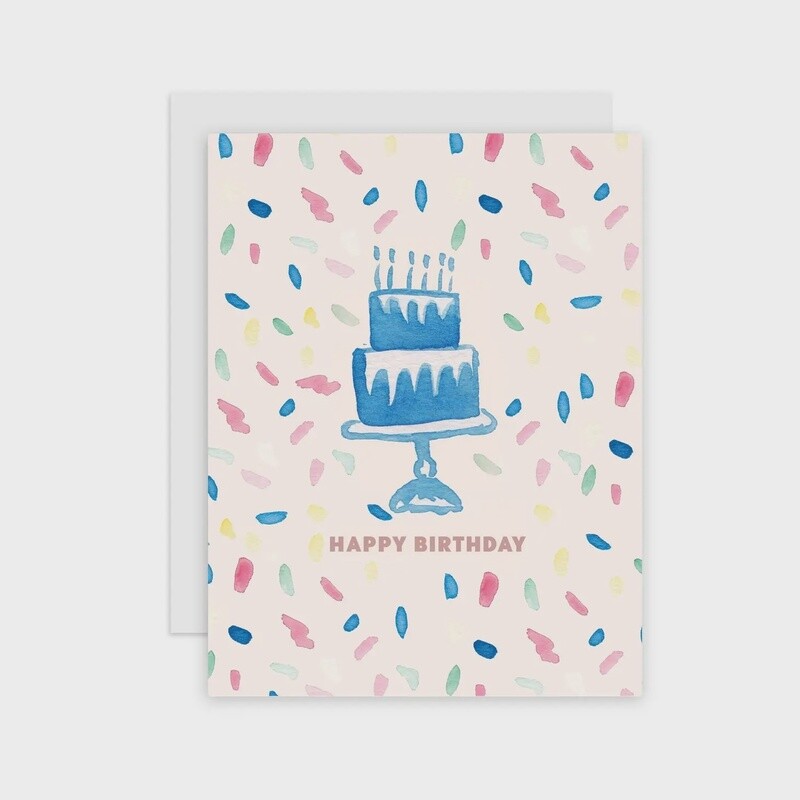 CONFETTI BIRTHDAY CARD