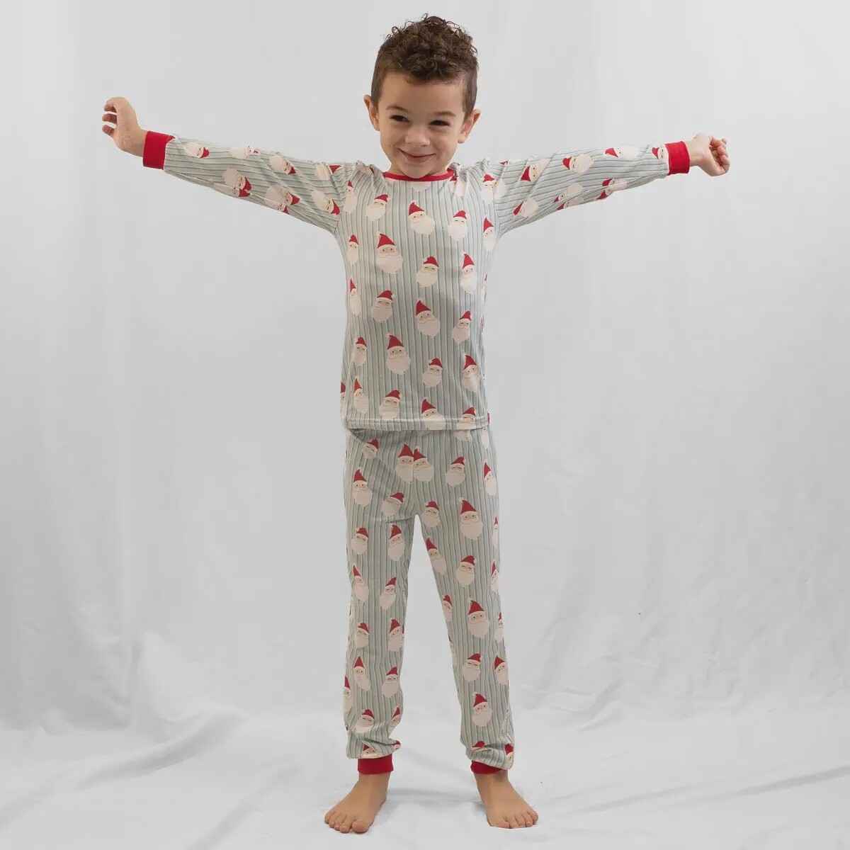 JOLLY SANTA LONG SLEEVE PAJAMAS