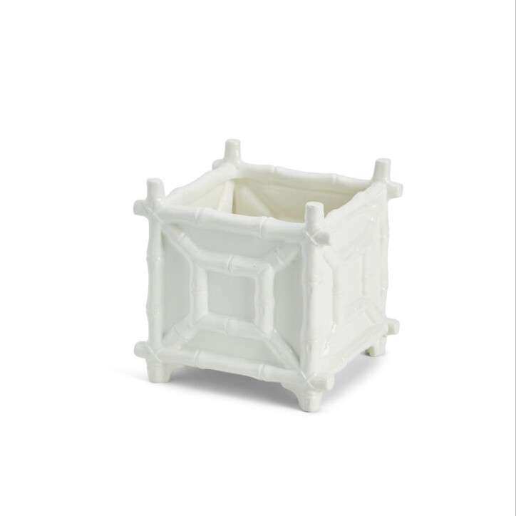 FAUX BAMBOO CACHEPOT