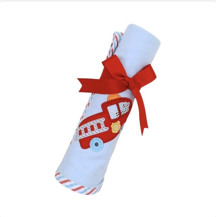 FIRETRUCK SWADDLE BLANKET