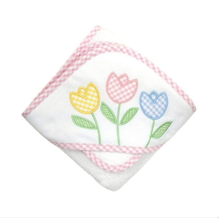 TULIP HOODED TOWEL &amp; WASHCLOTH SET