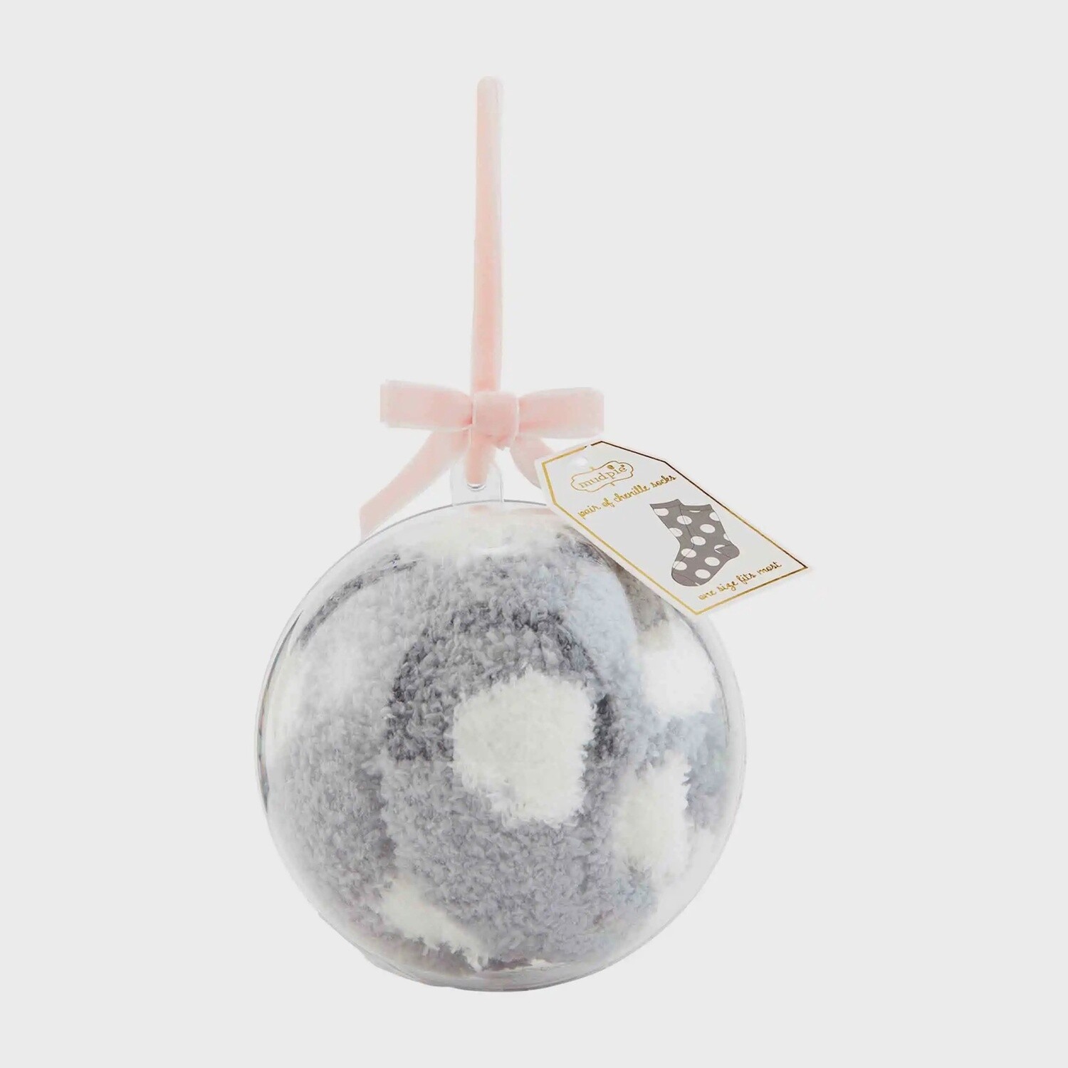 HOLIDAY ORNAMENT SOCKS, Colour: GRAY