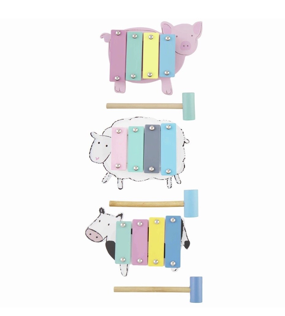 FARM ANIMAL XYLOPHONE SET
