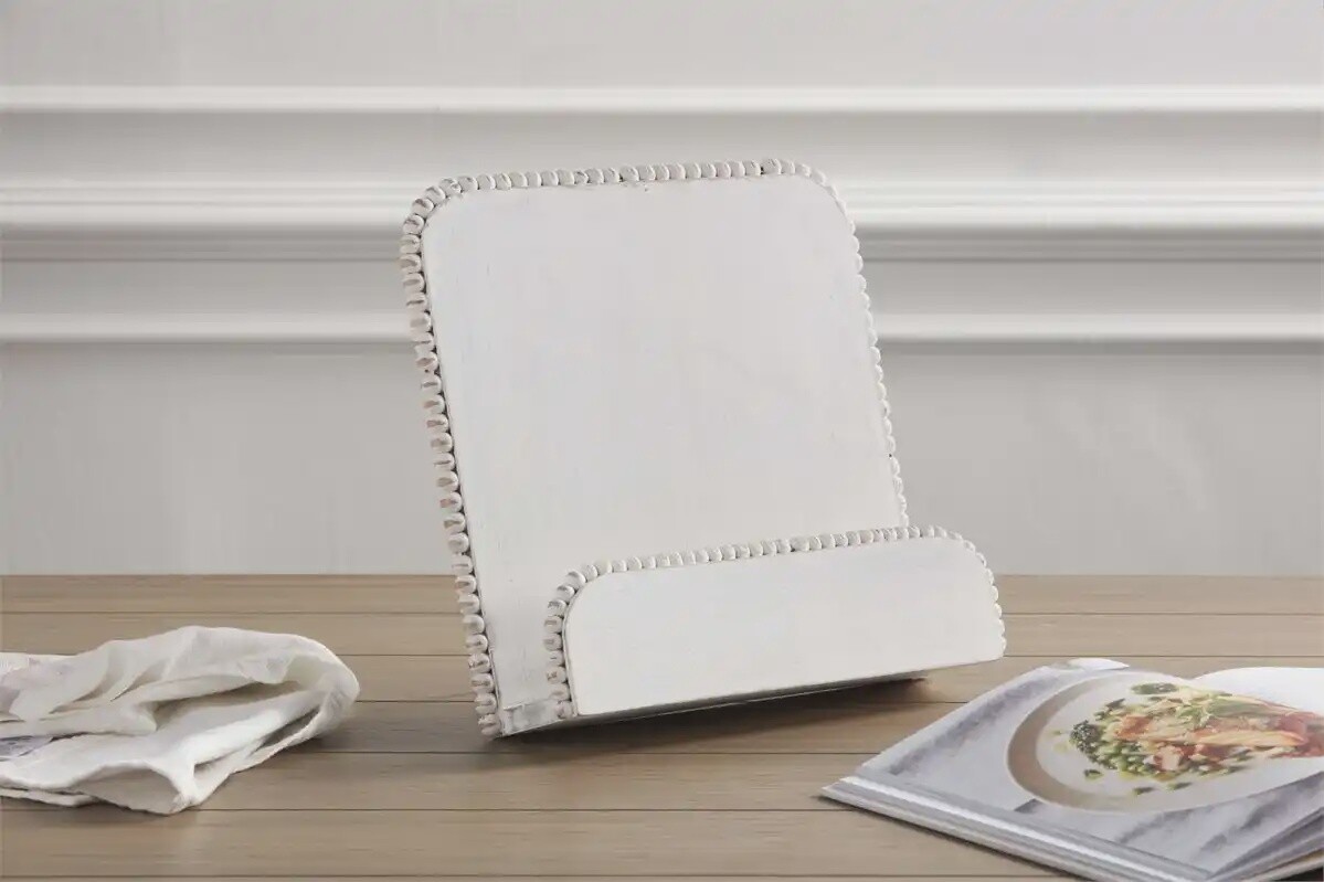 BEADED COOKBOOK HOLDER