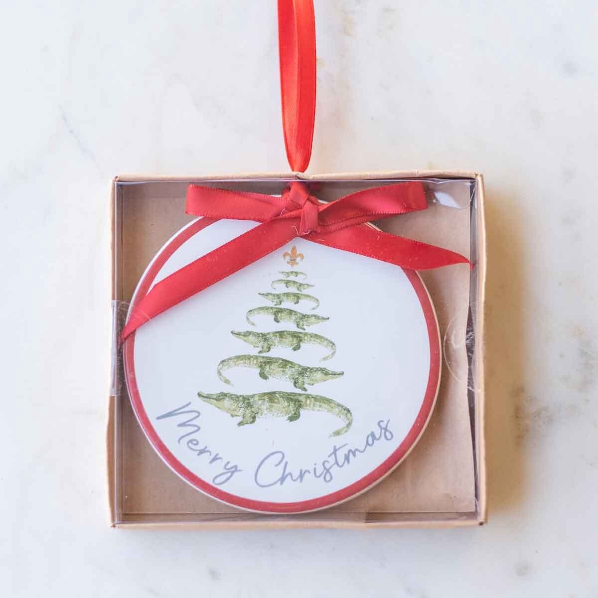 GATOR CHRISTMAS TREE ORNAMENT