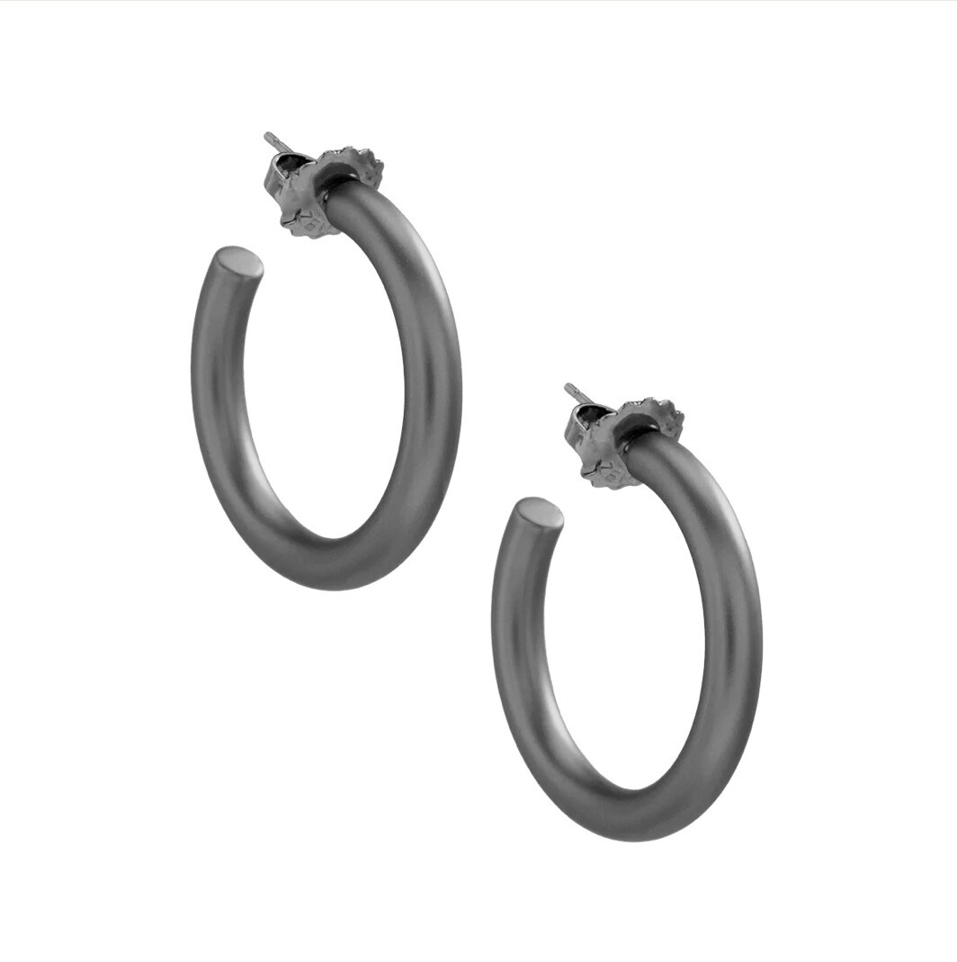 SMALL CHUNKY HOOP EARRING, Colour: HEM
