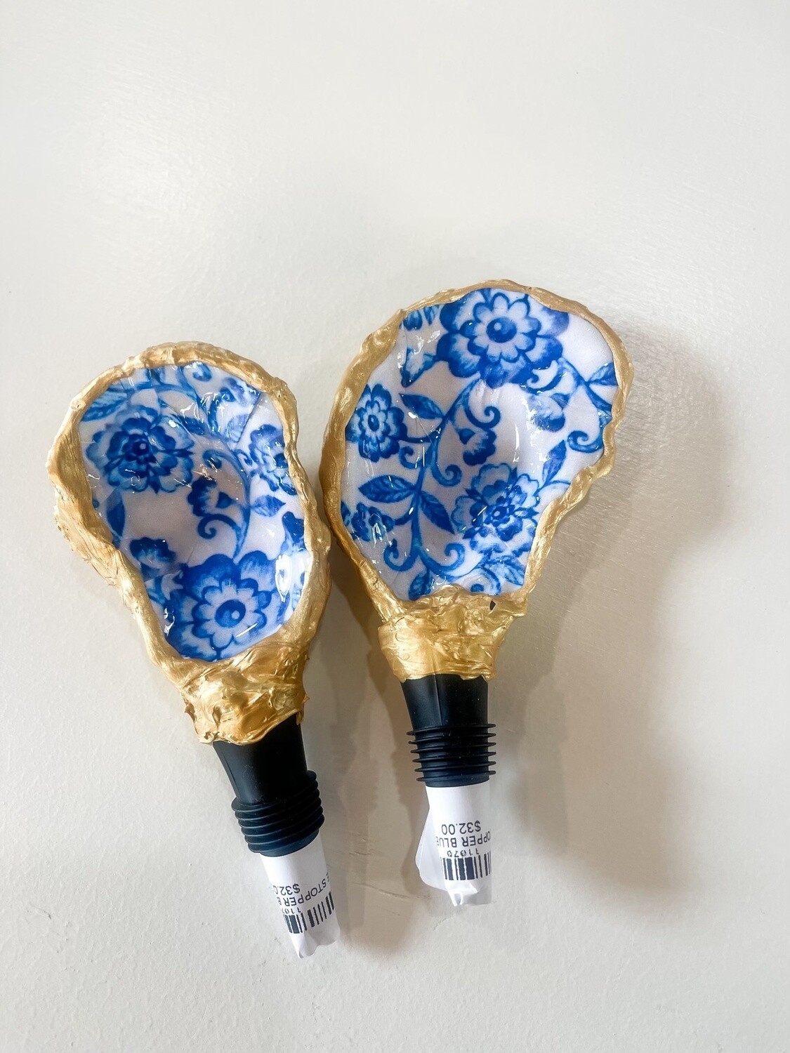 WINE STOPPER BLUE &amp; WHITE