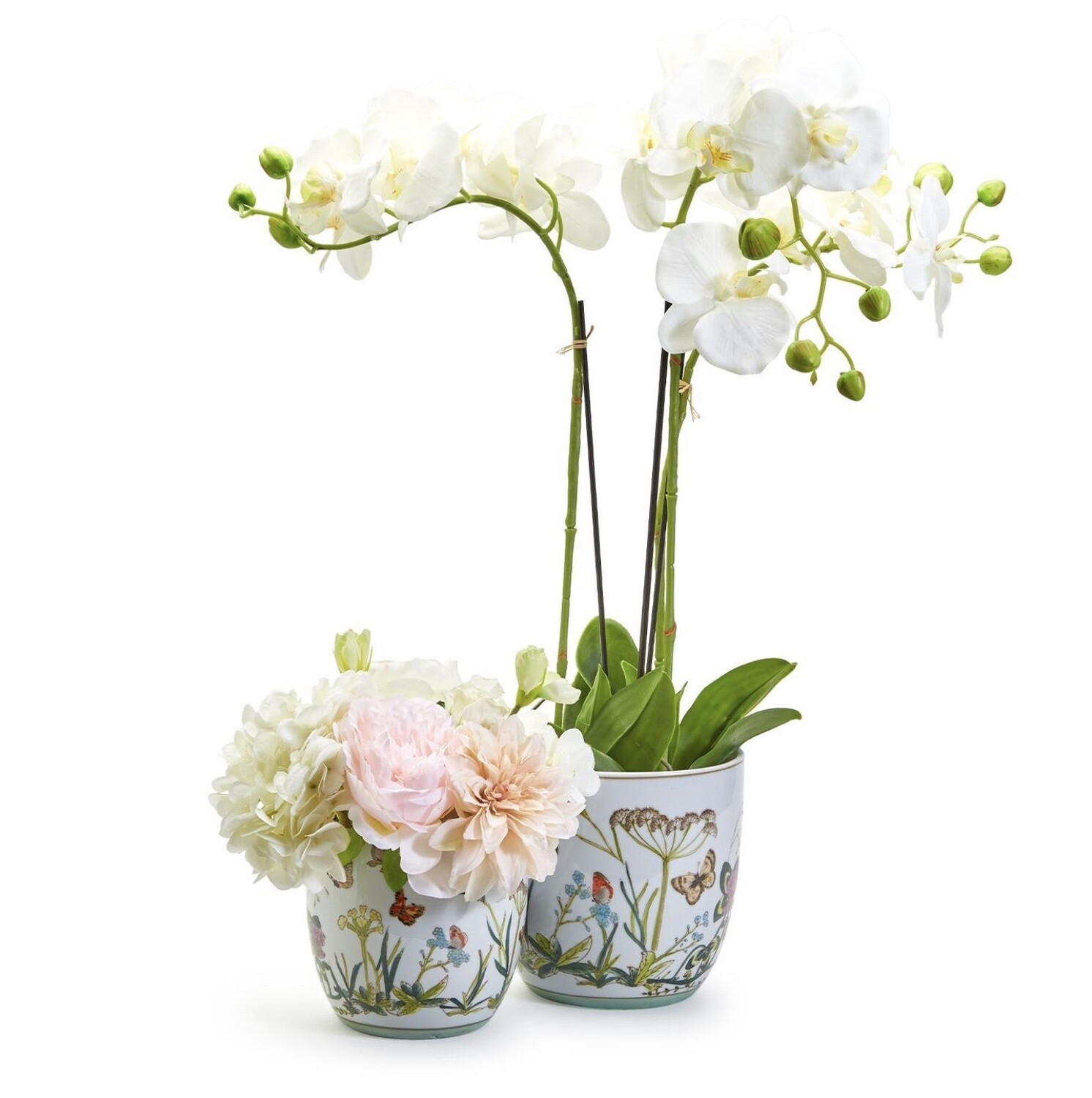 LARGE BUTTERFLY GARDEN CACHEPOT
